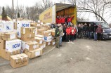 Program Robin Hood - 23 orphanages in Ostrava and surrounding area receive much needed brand name clothing, shoes & LEGO toys from Robin Hood team in cooperation with DHL in Ostrava.