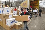 Program Robin Hood - 23 orphanages in Ostrava and surrounding area receive much needed brand name clothing, shoes & LEGO toys from Robin Hood team in cooperation with DHL in Ostrava.