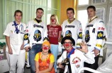 2. Jaromir Jagr & Kladno Knights Going all out for Dr. Clown